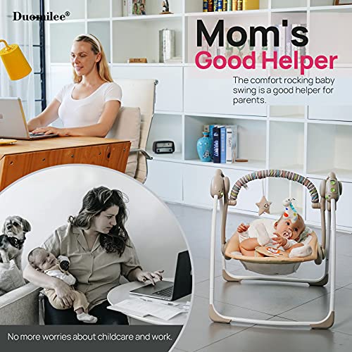 Baby Swing with Music and Vibration, 6-25 lb