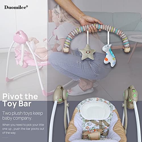 Baby Swing with Music and Vibration, 6-25 lb