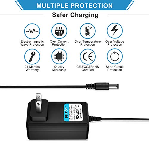 PwrON 5V Replacement Graco Swing Power Cord Compatible with Graco Simple Sway, Graco Glider LX/Elite/Premier/Petite LX; Sweetpeace, DuetSoothe, DuetConnect LX, Sweet Snuggle, Comfy Cove DLX Baby