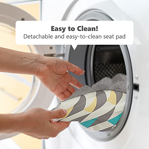 Dream On Me, Zazu Cradling Swing, Grey and Blue