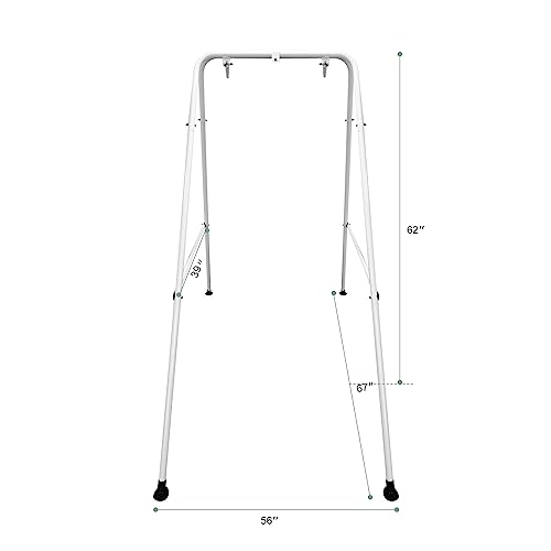 2 in 1 Baby Jumper and Toddler Swing with Stand Indoor and Outdoor, Baby Swings Baby Jumpers and Bouncers for Infants to Toddler, with Foldable Metal Stand