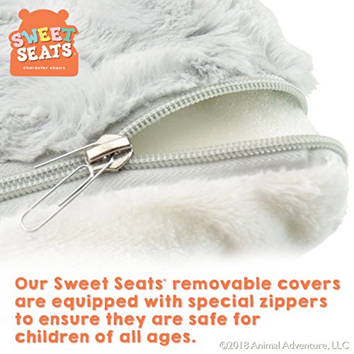 Animal Adventure | Sweet Seats | Grey Elephant Children's Plush Chair