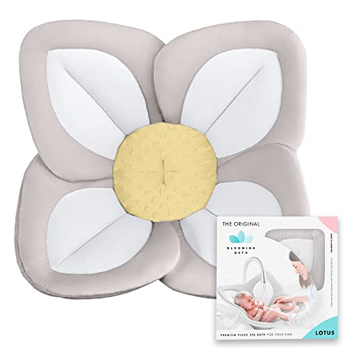 Blooming Bath Lotus - Baby Bath (Gray/Light Yellow)