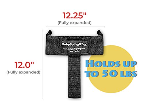 BabySwingSling  This Baby Swing Attachment Converts Standard Park Swings for Infants and Toddlers  Portable, Lightweight, Holds Up to 50 Pounds  Ideal for Swing Training This Summer