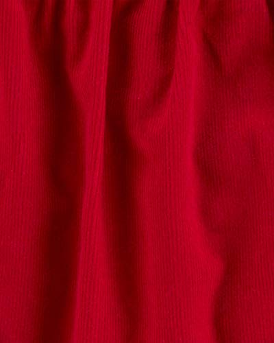 Carter's 3-Piece Holiday Red Striped Bodysuit & Santa Jumper Set with Tights (Red/White, 3 Months)