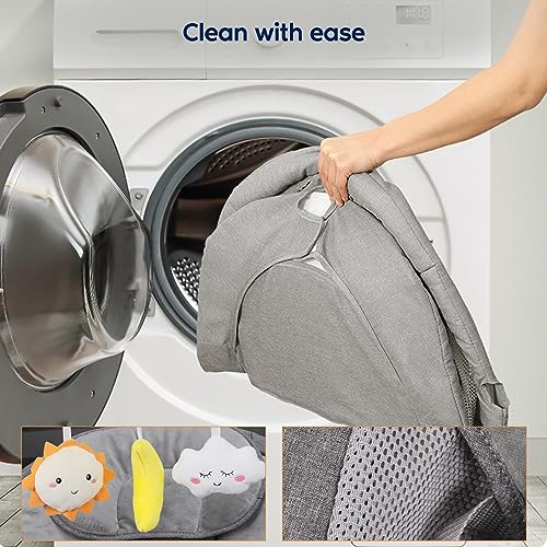 Adjustable Seat Baby Swing, 5 Swing Speeds