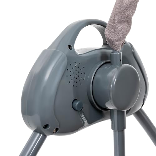 Electric Baby Cradle Swing with Remote Control - Dark Blue