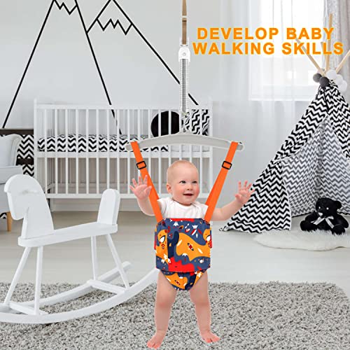 Jumper for Baby with a Ceiling Hook, Baby Bouncers for Infants Jumper, Johnny Jumper Suitable for Indoor and Outdoor Play, Perfect Update Doorway Jumper