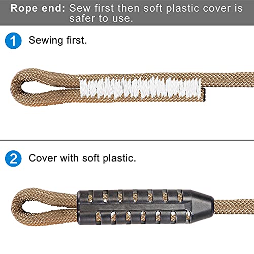 SELEWARE 17.5" X 8.2" Non Slip Wooden Swing, Hanging Wooden Tree Swing Seat with Length Adjustable Nylon Rope and Stainless Steel Snap Hook Swing Set for Adult Kid Indoor Outdoor Playground Backyard