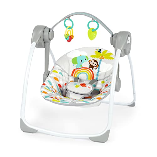 Portable Baby Swing with Music - Bright Starts Playful Paradise