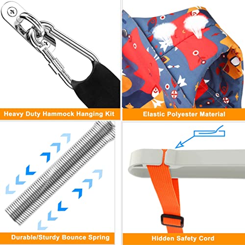 Jumper for Baby with a Ceiling Hook, Baby Bouncers for Infants Jumper, Johnny Jumper Suitable for Indoor and Outdoor Play, Perfect Update Doorway Jumper