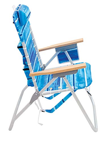 Rio Gear 4-Position Hi-Boy Backpack Beach Chair - Stripe