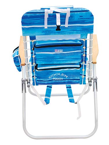 Rio Gear 4-Position Hi-Boy Backpack Beach Chair - Stripe