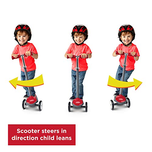 Radio Flyer Color FX EZ Glider 3 Wheel Scooter, Red (502A)