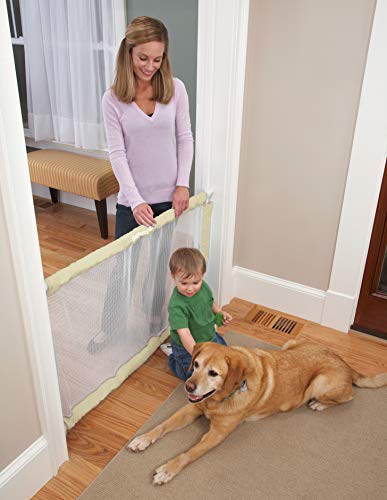 Safety 1st Wide Doorways Fabric Gate with Pressure-Mounted Fastening (Natural)