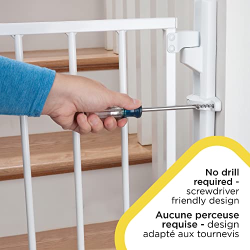 Safety 1st Ready to Install Baby Gate (White)