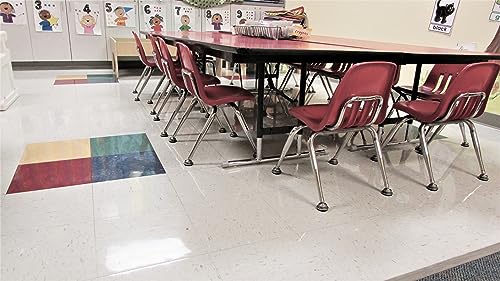 Quiet Glides with DuraFelt / 20 Count/Alternative to PreCut Tennis Balls/Grey/Snaps On/Reduce Noise/Prevent Scuffs and Scratches/Glides for Chairs, Desks, Tables, Stools Etc.