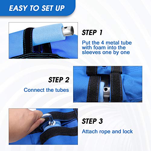 Odoland 40 inch Kid Round Color Tree Swing, Chidren Platform Rope Swing, Outdoor Flying Saucer SwingSeat with Adjustable Hanging Ropes for Indoor, Backyard, Playground and Amusement Park