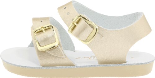Salt Water Sandals by Hoy Shoe Sea Wees,Gold,3 M US Infant