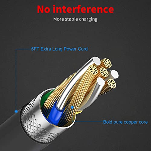 Nokker 5V Swing Power Cord for Graco Swings: Simple Sway, Glider LX, Glider Elite, Glider Premier, Glider Lite, Glider Petite LX, Lovin Hug, Sweetpeace, DuetSoothe, DuetConnect LX