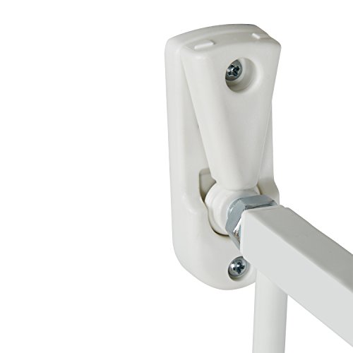 Munchkin Extending XL Tall and Wide Hardware Baby Gate, Extends 33" - 56" Wide, White, Model MK0004