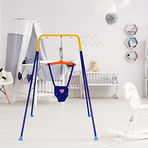 NULYUNZE Child Jumping Chair Bounce Swing, Door Jumping Chair Swing for Babies, Adjustable Jumper for Baby with Strap, Exerciser for Active Babies, Suitable for Indoor and Outdoor