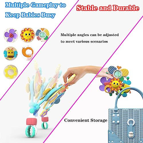 MINGKISI Baby StrollerÂ Arch Toys- Car Seat Toys Adjustable Mobile Activity Arch with Sound Toys,Newborn Baby Boy Girl Gifts,Baby ToysÂ 0-3-6-9 Months