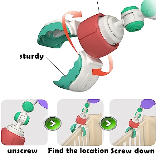 MINGKISI Baby StrollerÂ Arch Toys- Car Seat Toys Adjustable Mobile Activity Arch with Sound Toys,Newborn Baby Boy Girl Gifts,Baby ToysÂ 0-3-6-9 Months