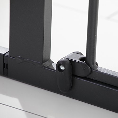 Munchkin Easy Close XL Metal Baby Gate, 29.5" - 51.6" Wide, Black, Model MK0009-111