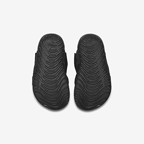 NIKE Toddler Sunray Protect 2 (TD) Black White, 7 Toddler