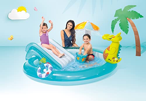 Intex Gator Inflatable Play Center, for Ages 2+