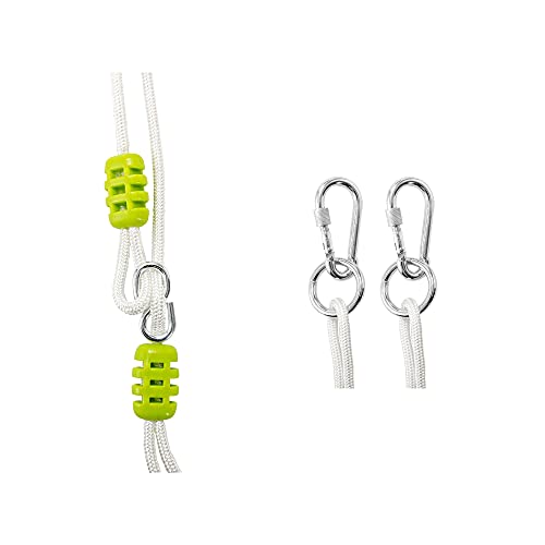 Mlian Secure Canvas and Wooden Baby Hanging Swing Seat Chair Indoor and Outdoor Hammock Backyard Outside Swing Kids Toys Swings 6-36 Months with Lace DÃ©cor Cushion and Natural Woodern Ring, Beige