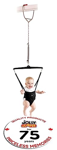 Jolly Jumper Exerciser with Door Clamp, Black