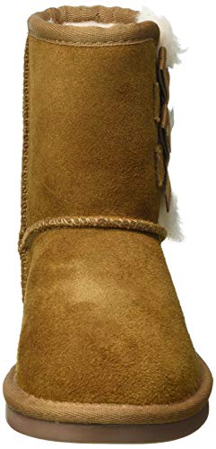 Koolaburra by UGG Girls' Victoria Short Boot Fashion, Chestnut, 09 Toddler US Toddler