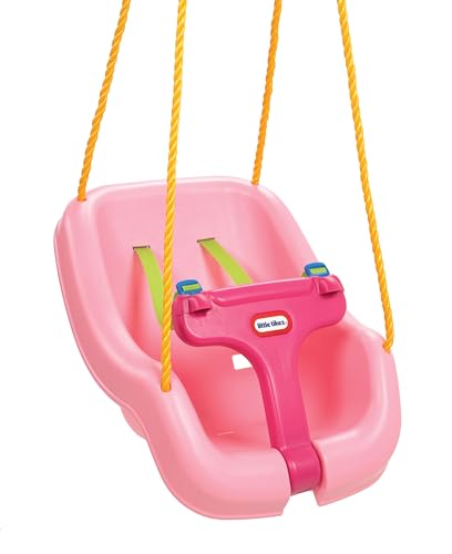 Little Tikes 2-in-1 Snug 'n Secure Swing, Pink