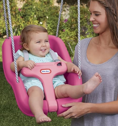Little Tikes 2-in-1 Snug 'n Secure Swing, Pink