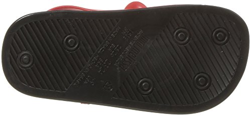 mini melissa Baby-Girl's Mini Beach Slide Sandal + Disney Ballet Flat, Bordeaux, 5 M US Toddler