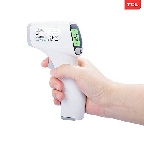 Jumper Non-Contact Infrared Thermometer, with Digital Readings in °C / °F, Fever Alert, Mute Function, Backlit LCD Screen& 20 Readings Stored