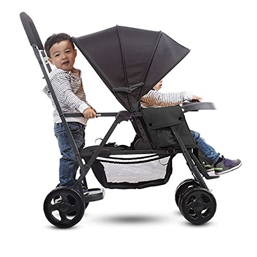 Joovy Caboose Graphite Stand On Tandem Stroller, Black