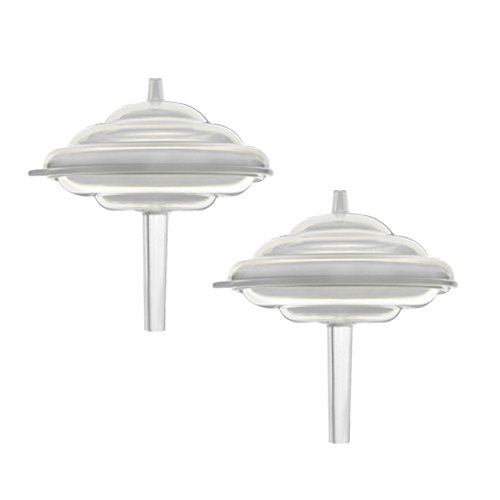 Maymom Backflow Protector, Long Stem, for Spectra S1, S2 and 9 Pumps to use Medela Flanges and Medela Parts; 2pc