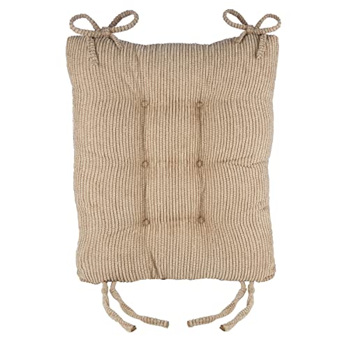 Klear Vu Out west Rocking Chair Pad Set, Seat: 17 x 17 x 3 inch Seat Back: 17 x 23 x 3 inch, Linen