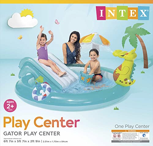 Intex Gator Inflatable Play Center, for Ages 2+