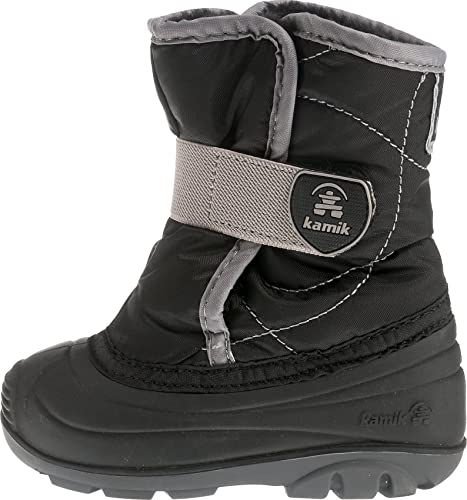 Kamik Baby SNOWBUG3 Snow Boot, Black, 7 Medium US Toddler