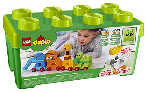 LEGO DUPLO My First Animal Brick Box 10863 Building Blocks (34 Pieces)