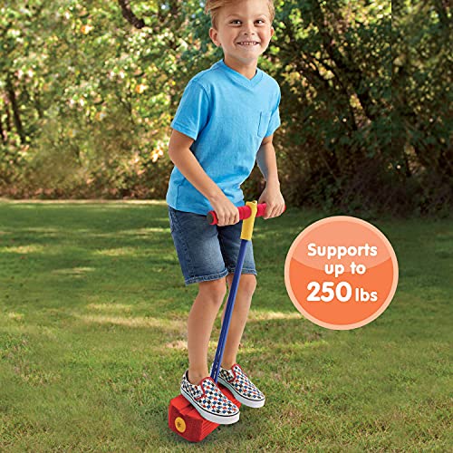 Kidoozie Foam Pogo Jumper  Fun and Safe Play  Encourages an Active Lifestyle  Makes Squeaky Sounds, 250 Pound Capacity