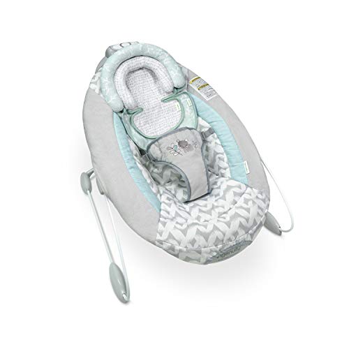 Ingenuity Head in The Clouds 2Piece Head Support Insert & Strap Covers for Car Seats, Strollers, & Bouncers - Fern