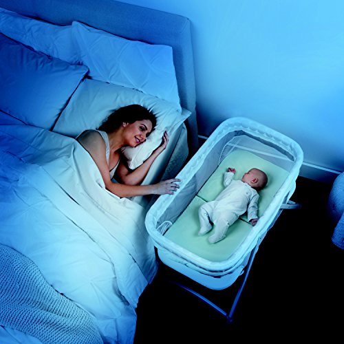 Ingenuity Foldaway Rocking Bassinet - Juniper - Portable Folding Rocking Bassinet