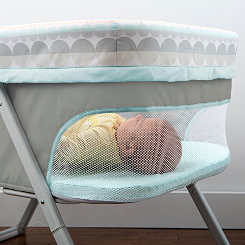 Ingenuity Foldaway Rocking Bassinet - Juniper - Portable Folding Rocking Bassinet