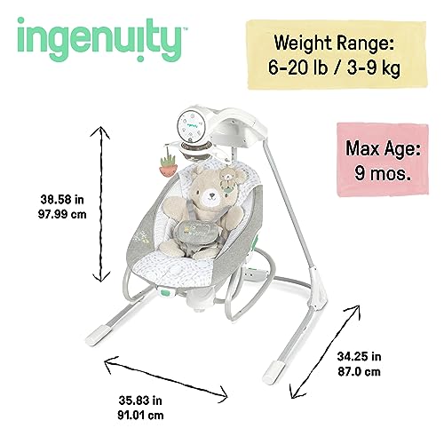 Ingenuity Soothing Swing & Rocker - Vibrating Seat