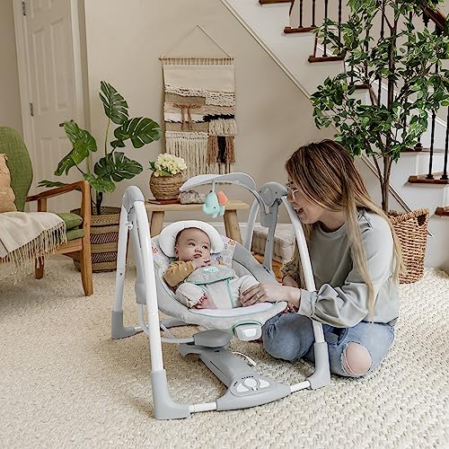 Ingenuity Power Adapt Portable Plug-in Swing - Wimberly